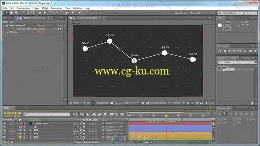 AE使用表达式创建一个折线图视频教程的图片3
