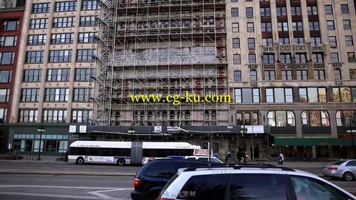国外企业大楼建筑风貌特色高清实拍视频素材的图片1