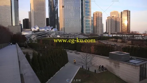 国外企业大楼建筑风貌特色高清实拍视频素材的图片3