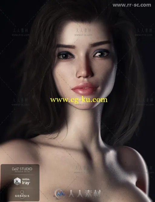 美丽性感亭亭玉立的女性角色3D模型合辑的图片3