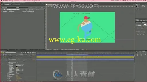 制作二维角色动画AE视频教程的图片3