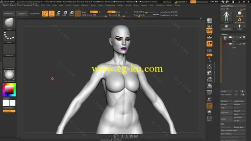 女精灵风行者3D游戏角色完整制作视频教程第一季的图片7