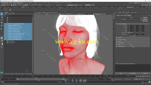 Zbrush与Maya超逼真头发实例制作视频教程的图片10
