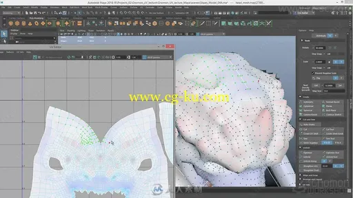 Maya 2018中UV映射纹理工具高级训练视频教程的图片4