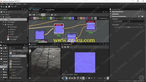 Substance游戏环境场景纹理制作流程实例制作视频教程的图片3