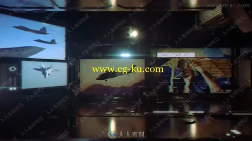 高科技重金属风格片头动画C4D与AE模版的图片3
