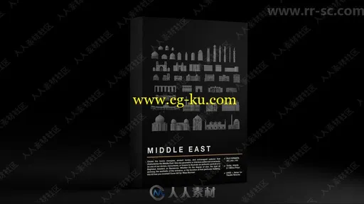 中东特色标志建筑清真寺古墓宫殿等3D模型合集的图片2