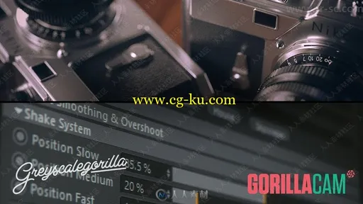 GreyscaleGorilla灰猩猩出品GorillaCam摄像机动画C4D插件V1.0版的图片2