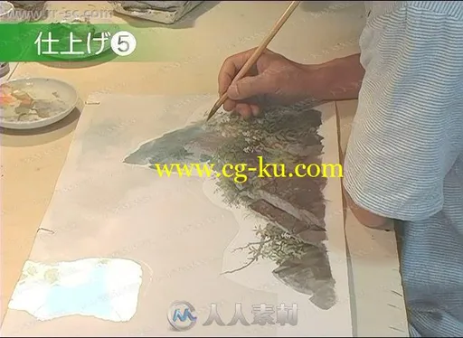 宫崎骏御用画师男鹿和雄描绘人物与封面插画制作视频教程的图片3