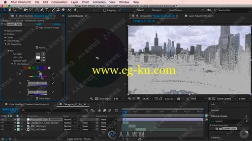 AE CC色彩分级与校正技术训练视频教程的图片3