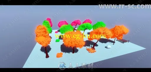 美丽卡通大自然场景Unity游戏素材资源的图片1