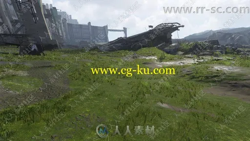 游戏地图草地岩石阴影渲染Unity游戏素材资源的图片1