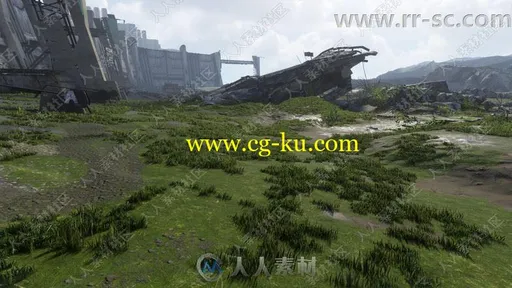 游戏地图草地岩石阴影渲染Unity游戏素材资源的图片2