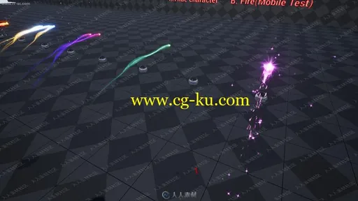 游戏程式化炮弹波束色带网格发射粒子特效UE4游戏素材资源的图片2