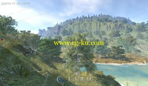 山脉湖泊地形和场景生成系统工具Unity游戏素材资源的图片2