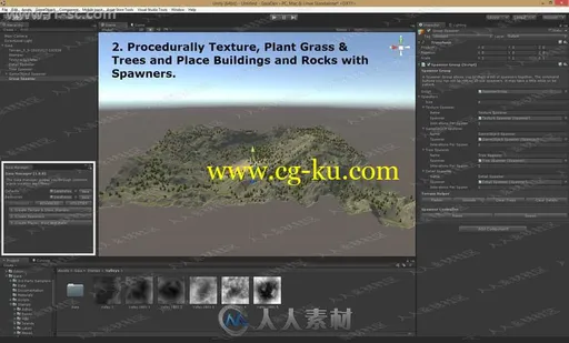 山脉湖泊地形和场景生成系统工具Unity游戏素材资源的图片3