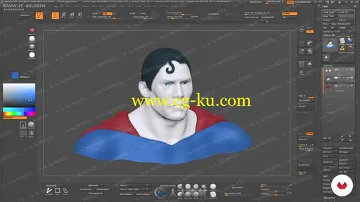 国外动画师精美3D角色塑造Zbrush视频教程的图片2