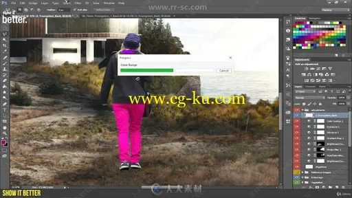Photoshops建筑可视化渲染合成技术视频教程的图片2