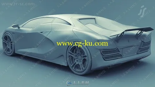 Blender概念汽车建模技术实例制作视频教程的图片1