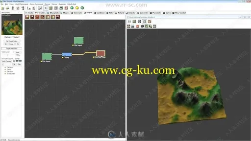 Terrain与其他3D软件制作地形纹理视频教程的图片1