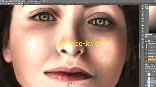 人物角色真实皮肤数字绘画技术训练视频教程的图片2