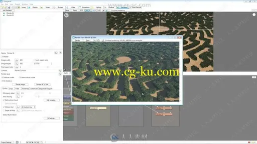 TerraGen森林迷宫环境场景实例制作视频教程的图片1