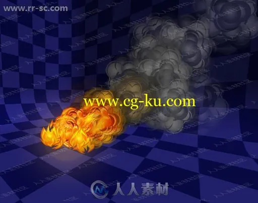 卡通动画爆炸水火焰龙卷风粒子系统Unity游戏素材资源的图片3