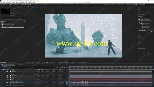 Cinema 4D中使用Octane渲染科幻场景视频教程的图片1