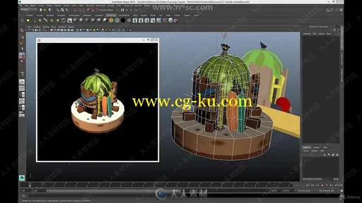 影视游戏3D建模与动画大师班训练视频教程的图片1