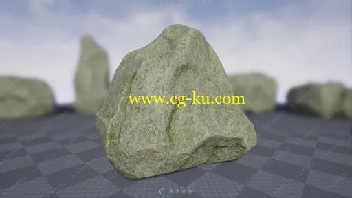 丛林岩石森林石头UE4游戏素材资源的图片2