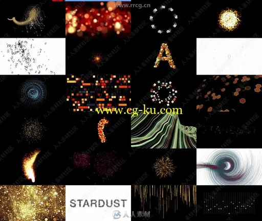 200组StardustAE插件粒子模型库合集的图片3