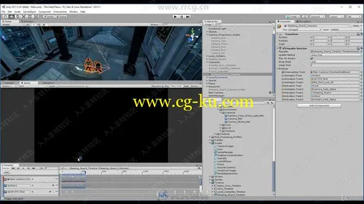 Unity游戏过场CG动画实例制作视频教程的图片2