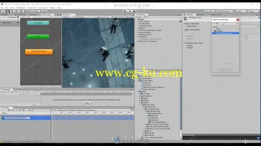 Unity游戏过场CG动画实例制作视频教程的图片3