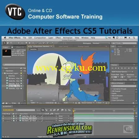 《Adobe After Effects CS5 高阶训练教程》（VTC Adobe After Effects CS5 Tutoria的图片1