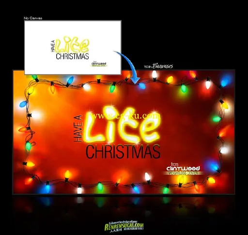《DJ圣诞背景画布合辑1》Digital Juice Christmas Canvases的图片8
