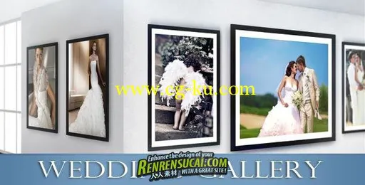《婚礼画廊壁画板式 AE片头包装模板》Videohive wedding gallery 2012 1309031 Project for After Effe的图片1