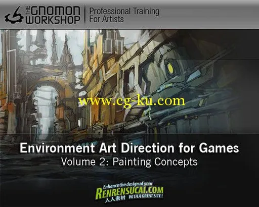 《游戏场景绘制高级手绘教程》Gnomon WorkShop Environment Art Direction for Games Volume 2: Pain的图片1