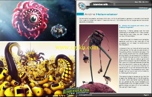 《计算机图形与三维设计杂志2012年2月和3月合刊》CGArena February March 2012的图片3