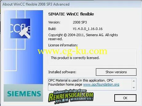 《西门子人机界面编辑软件2008 SP3 32/64位破解版》Siemens SIMATIC WinCC Flexible 2008 SP3 32bit &am的图片2