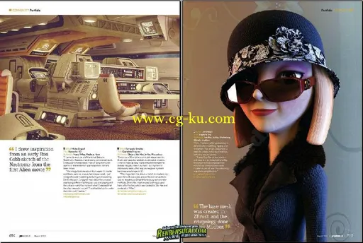 《3D世界艺术杂志 2012年3月刊》3D World March 2012的图片1