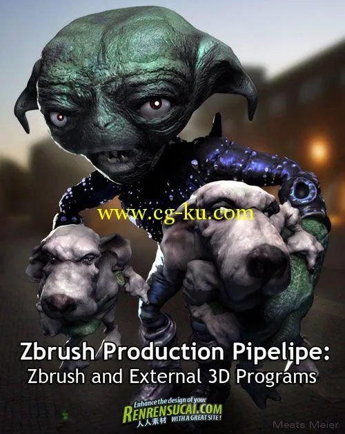 《Zbrush工作流程教程》Zbrush Production Pipeline: Zbrush and External 3D Programs的图片2