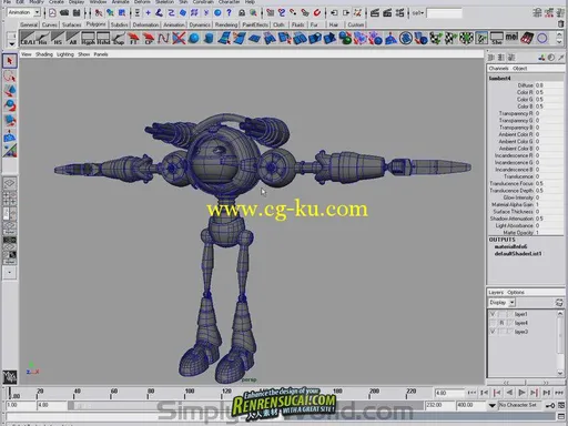 《Maya完整机器人建模动画教程》Simply Maya The Complete Mech Modeling & Animation Project的图片2