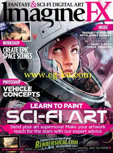 《科幻数字艺术杂志 2012年6月刊》ImagineFX June 2012的图片2