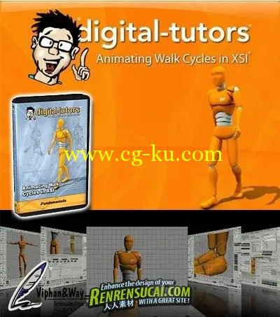 《XSI人体动力学训练教程》Digital-tutors Animating Walk Cycles in XSI的图片1
