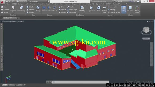 Lynda - 3D Architectural Modeling with AutoCAD的图片1