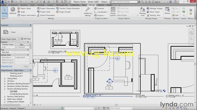 4部Lynda创建Revit模板系列教程的图片1