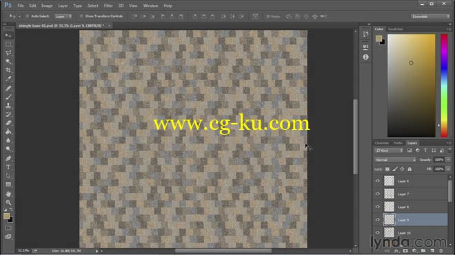 Lynda - Creating Textures Shingles for Roofs and Siding的图片1