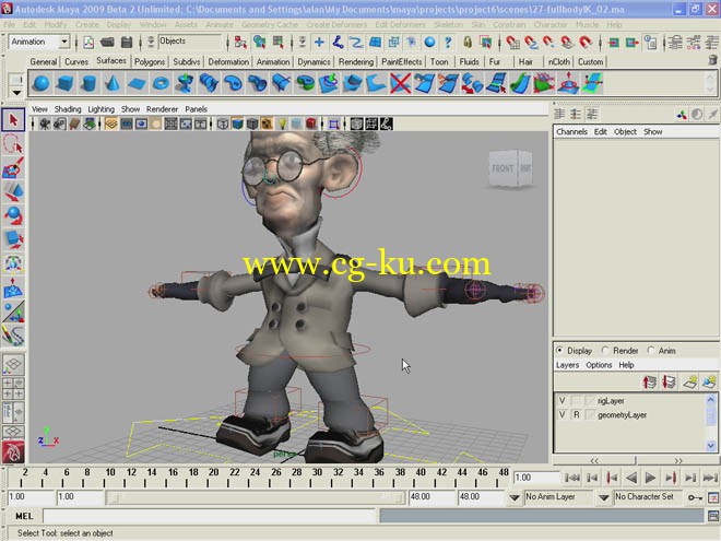 area.autodesk.com - Learning Autodesk Maya 2009 - The Modeling & Animation Handbook的图片1