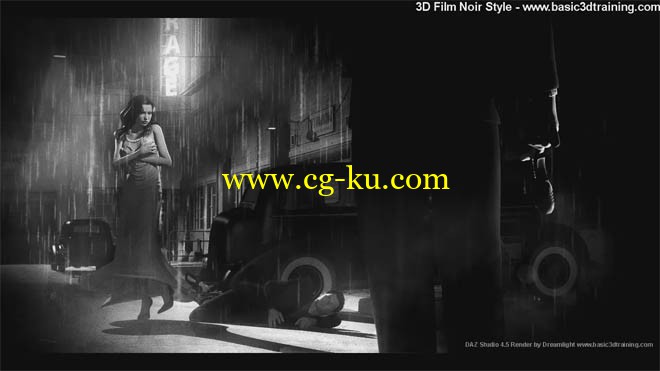 Basic3dtraining - Film Noir 3D Style的图片1