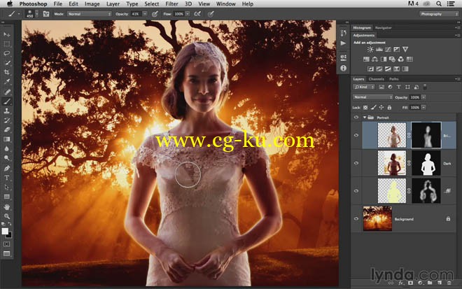 9部Lynda系列的photoshop教程的图片6